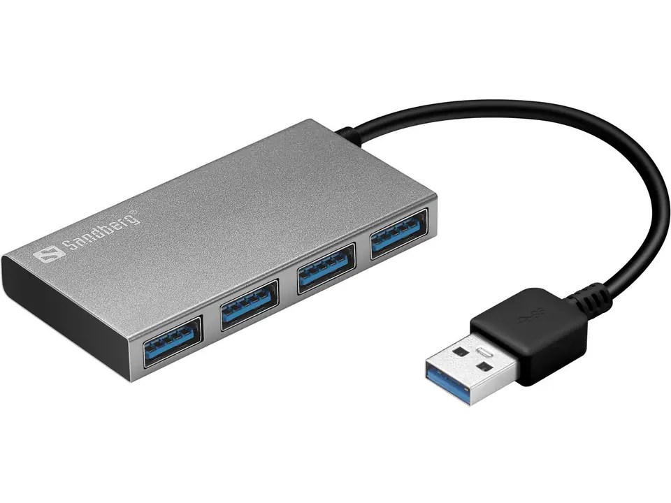 ⁨Sandberg USB 3.0 Pocket Hub 4 ports⁩ w sklepie Wasserman.eu