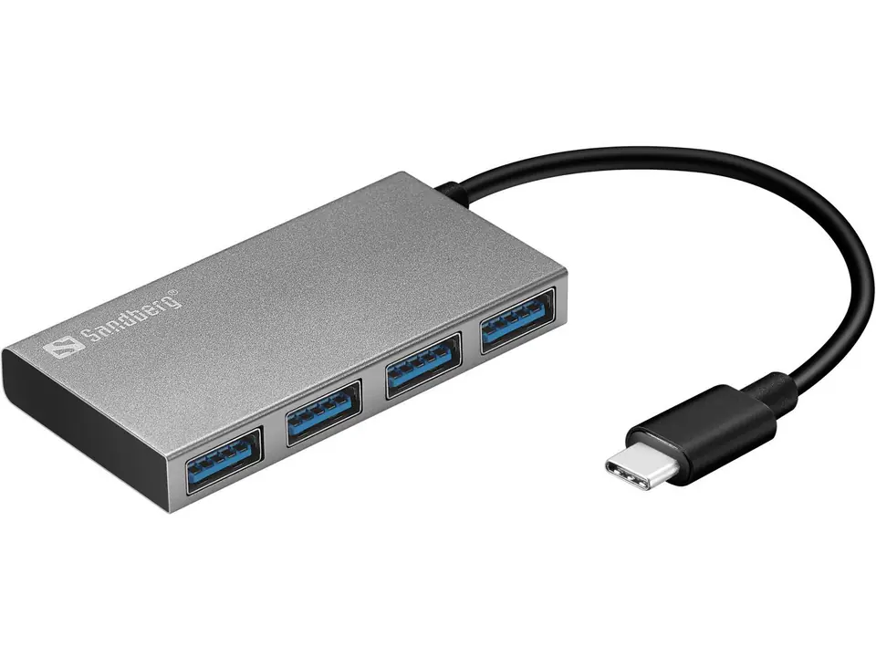 ⁨SANDBERG 136-20 Sandberg USB-C - 4xUSB 3.0 adapter⁩ at Wasserman.eu