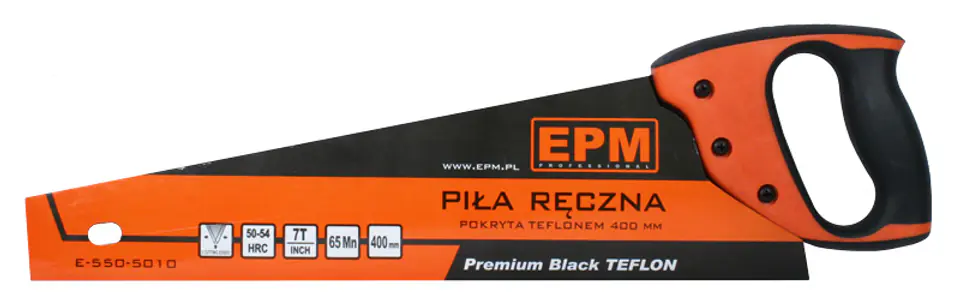 PIŁA RĘCZNA TEFLONOWA 7 ZĘBÓW/CAL PREMIUM BLACK TEFLON 400MM w sklepie Wasserman.eu