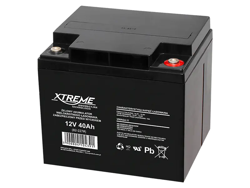 Gel-Akku 12V 40Ah XTREME im Wasserman.eu