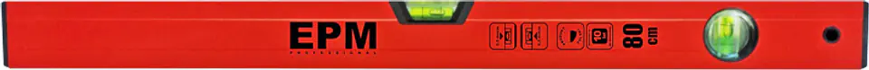 ⁨PAINTED SPIRIT LEVEL AND VERTICAL INDICATOR 80CM⁩ at Wasserman.eu