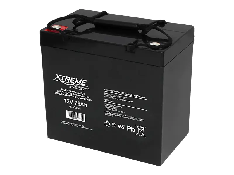 Gel-Akku 12V 75Ah XTREME im Wasserman.eu