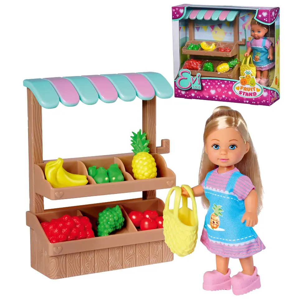 ⁨Doll Evi Love Food market⁩ at Wasserman.eu