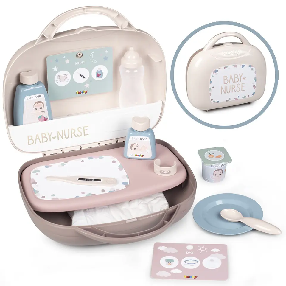 ⁨Baby Nurse Babysitter Suitcase SMOBY Doll Accessories⁩ at Wasserman.eu