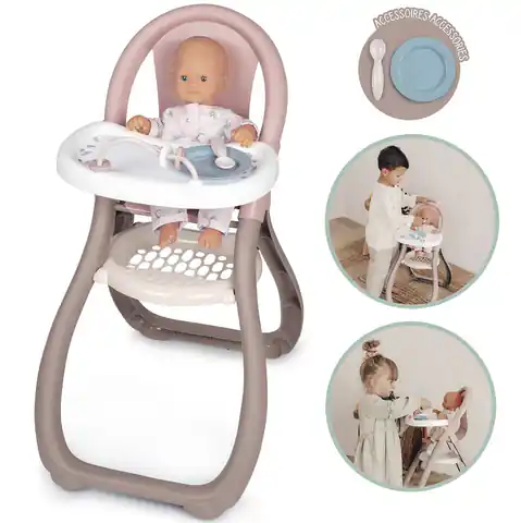 ⁨SMOBY Baby Nurse Krzesełko Do Karmienia dla Lalek⁩ w sklepie Wasserman.eu