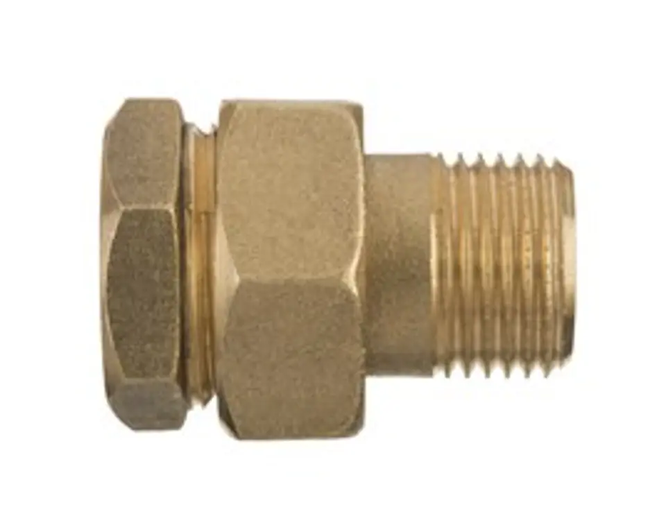 ⁨BRASS SCREW STRAIGHT ORING 3/4''⁩ at Wasserman.eu