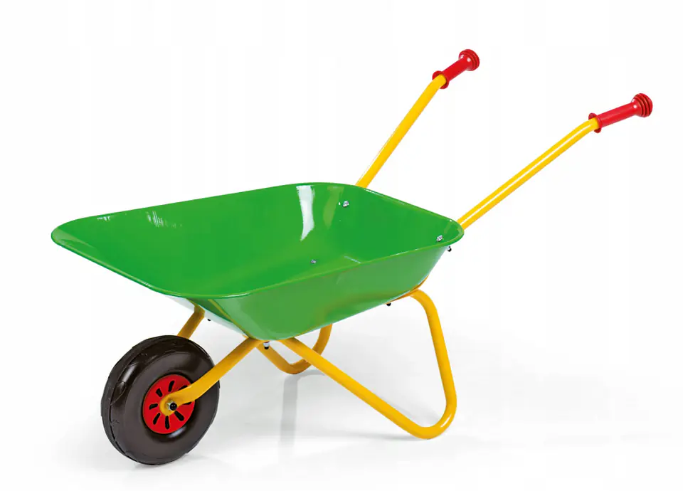 Rolly Toys Metalowa Taczka Ogrodowa Budowlana Zielona w sklepie Wasserman.eu