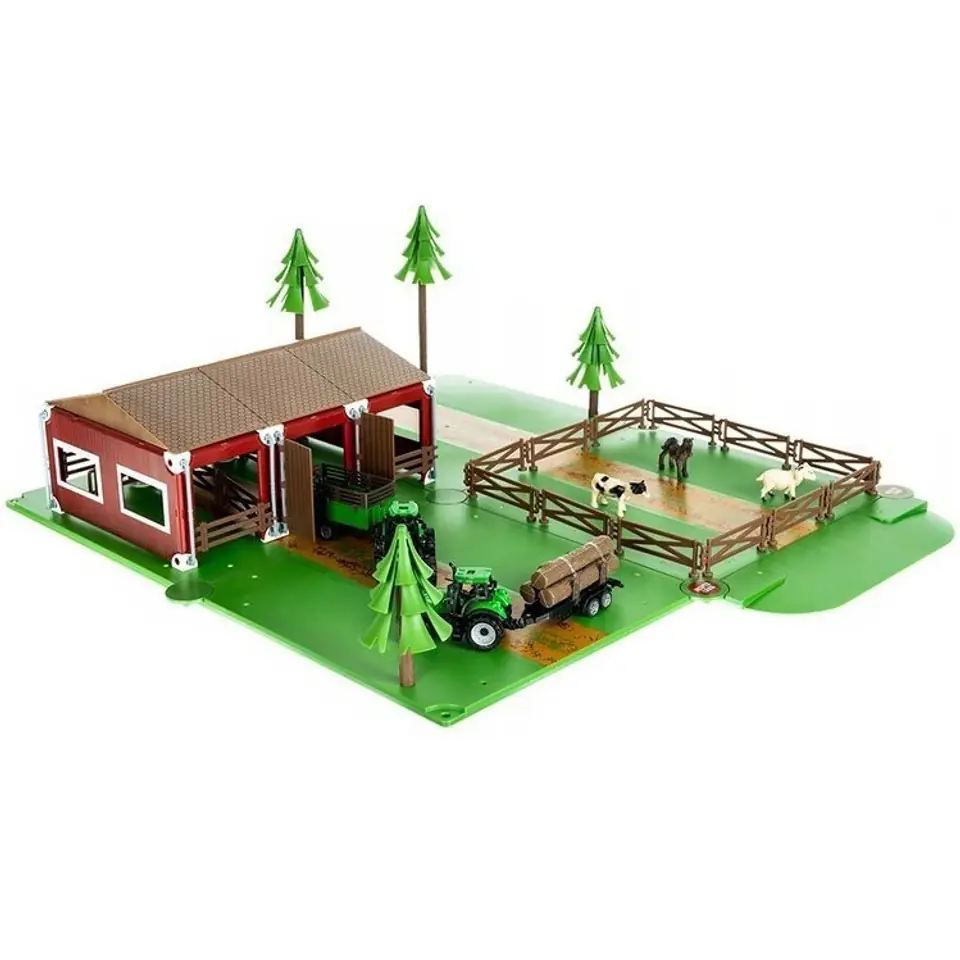 ⁨WOOPIE Zestaw Farma ze Zwierzętami Figurki + 2 Traktorki 102 el.⁩ w sklepie Wasserman.eu