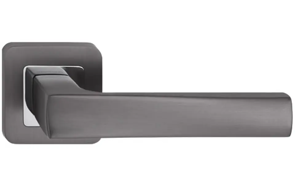 ⁨EUPHORIA/IBIZA HANDLE SQUARE, ROUNDED BRUSHED GRAPHITE⁩ at Wasserman.eu