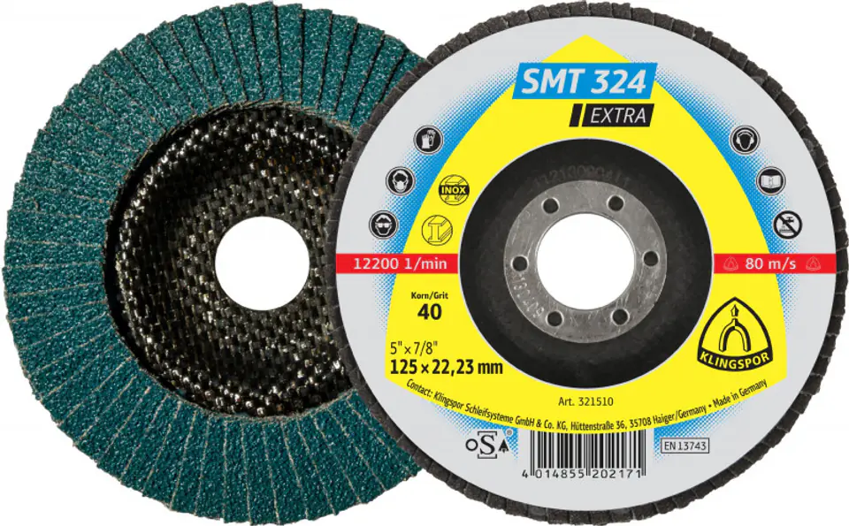 LAMELKA SMT324 GEW 125MM GRANULACJA 40 321510 w sklepie Wasserman.eu