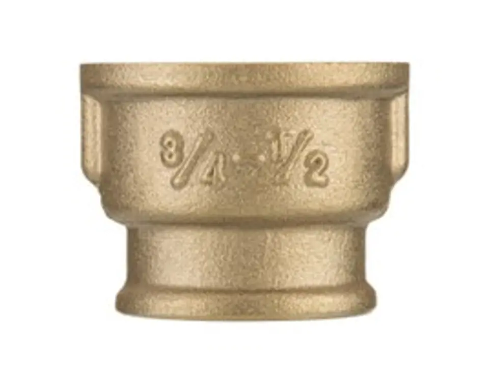 ⁨BRASS CONNECTOR REDUCING THREAD Z/W 1/2*3/8⁩ at Wasserman.eu