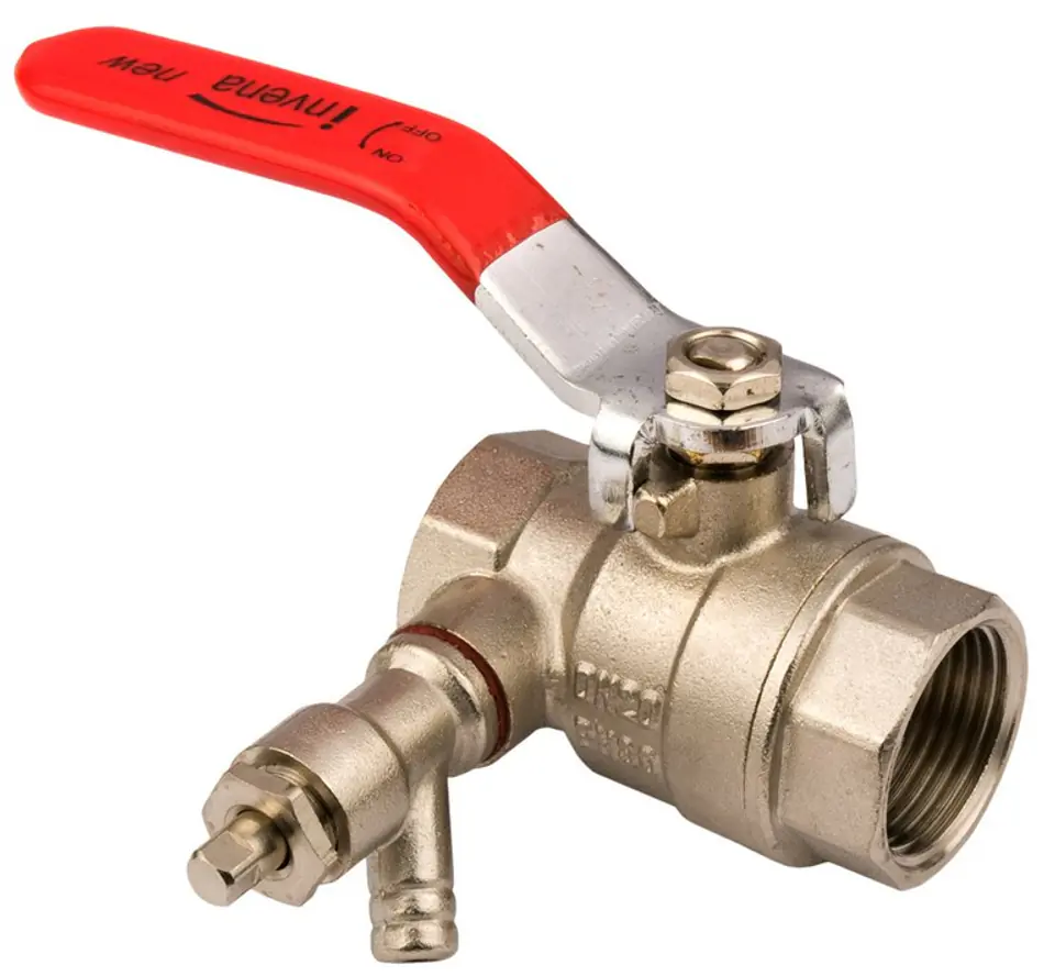 ⁨WATER BALL VALVE WITH 1/2' DRAIN⁩ at Wasserman.eu