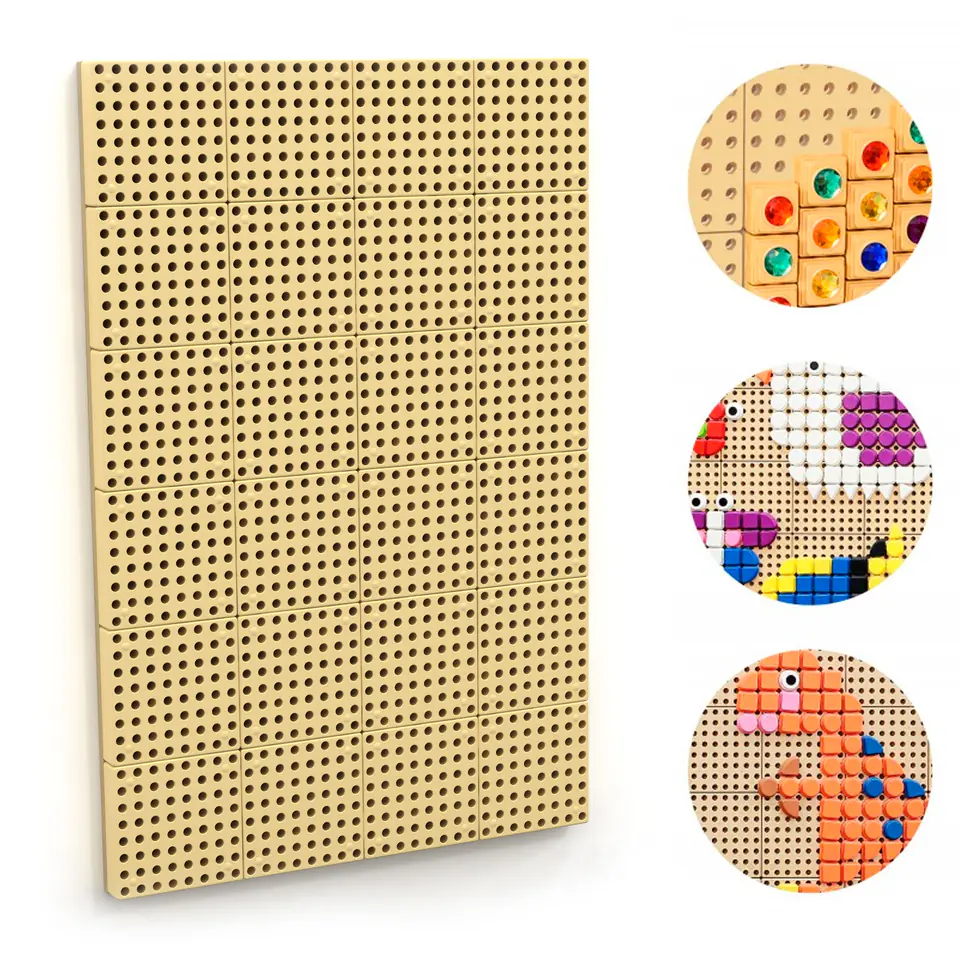 ⁨MASTERKIDZ Panel Ścienny Tablica Naukowa Kreatywna STEM  + Panel Monatażowy 120x80cm⁩ w sklepie Wasserman.eu