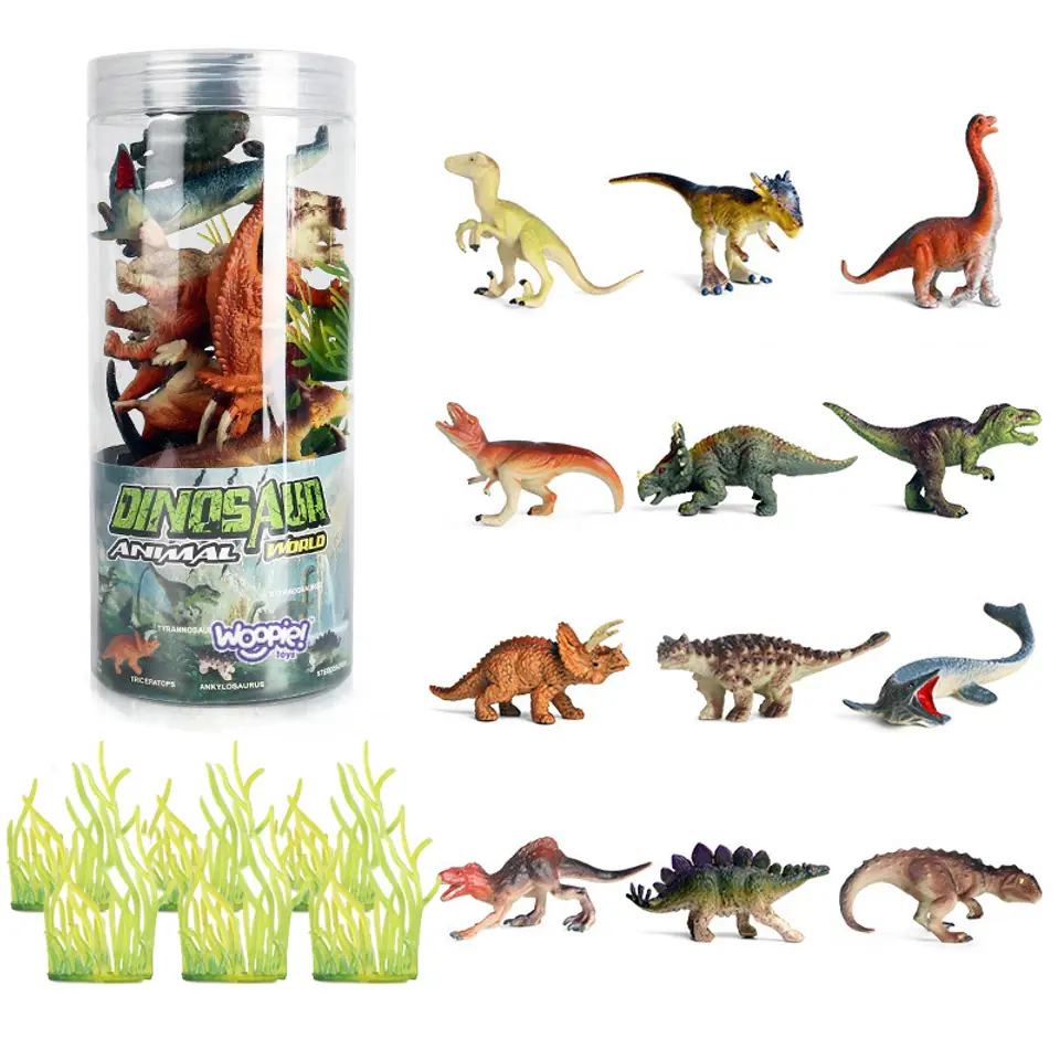 ⁨WOOPIE Zestaw Figurki Dinozaury 18 szt. - wersja 2⁩ w sklepie Wasserman.eu