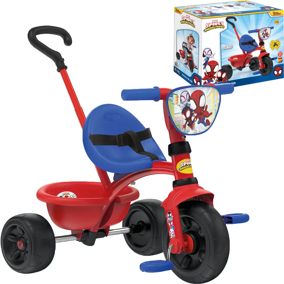 ⁨SMOBY Tricycle Be Fun Spidey 740337⁩ at Wasserman.eu