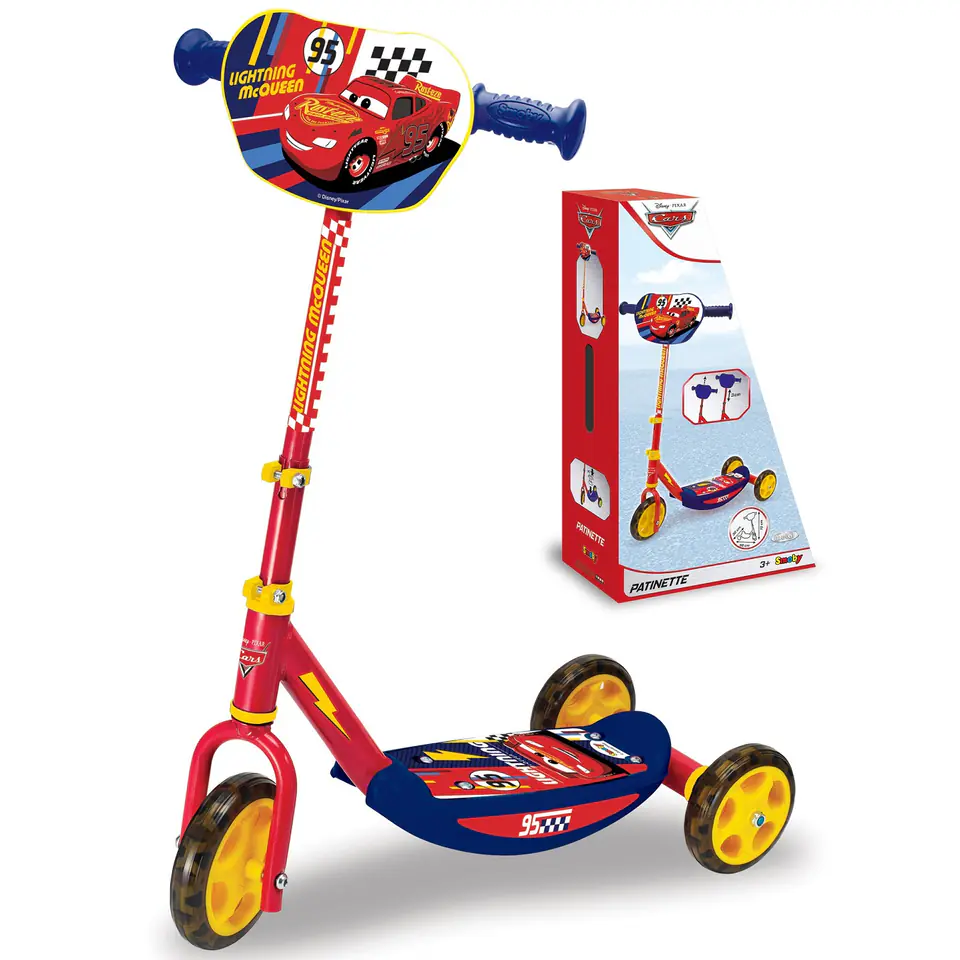 ⁨TRICYCLE SCOOTER FOR CHILDREN SMOBY 750114 CARS 3⁩ at Wasserman.eu