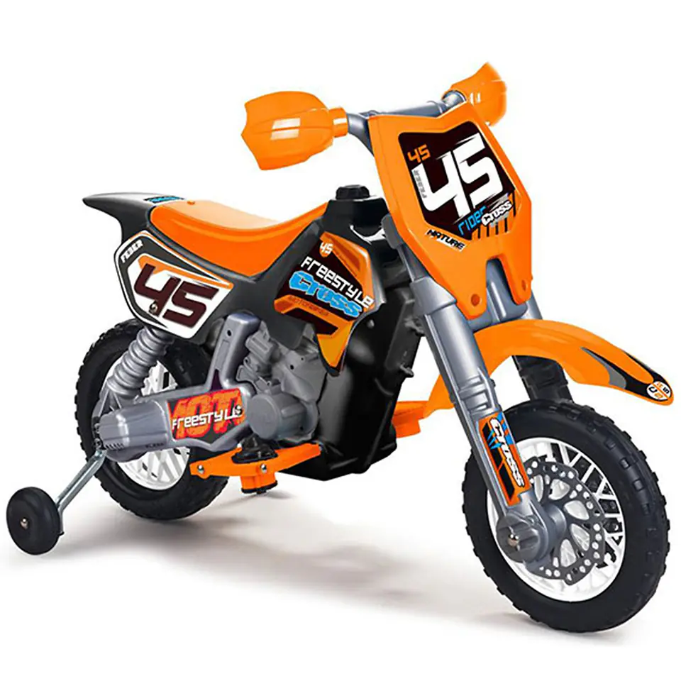 ⁨FEBER Motocykl Cross Pomarańczowy na Akumulator 6V dla Dzieci⁩ w sklepie Wasserman.eu