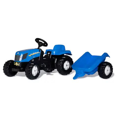 ⁨Rolly Toys rollyKid Traktor na pedały New Holland z przyczepką⁩ w sklepie Wasserman.eu