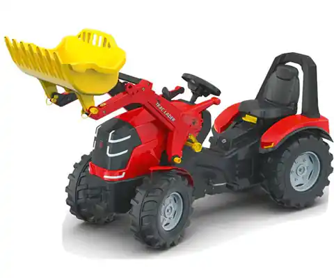 ⁨Rolly Toys Traktor na Pedały X-Track z Łyżką Ciche Koła PREMIUM 3-10 Lat⁩ w sklepie Wasserman.eu