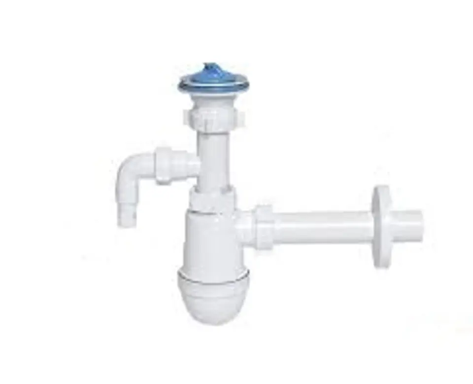 ⁨WASHBASIN SIPHON WITH WASHING MACHINE/DISHWASHER EXIT⁩ at Wasserman.eu