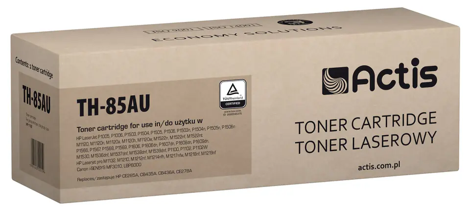 ⁨Actis TH-85AU Toner Universal (replacement for HP CE285A, CE278A, CB435A, CB436A, Standard; 2100 pages; black)⁩ at Wasserman.eu
