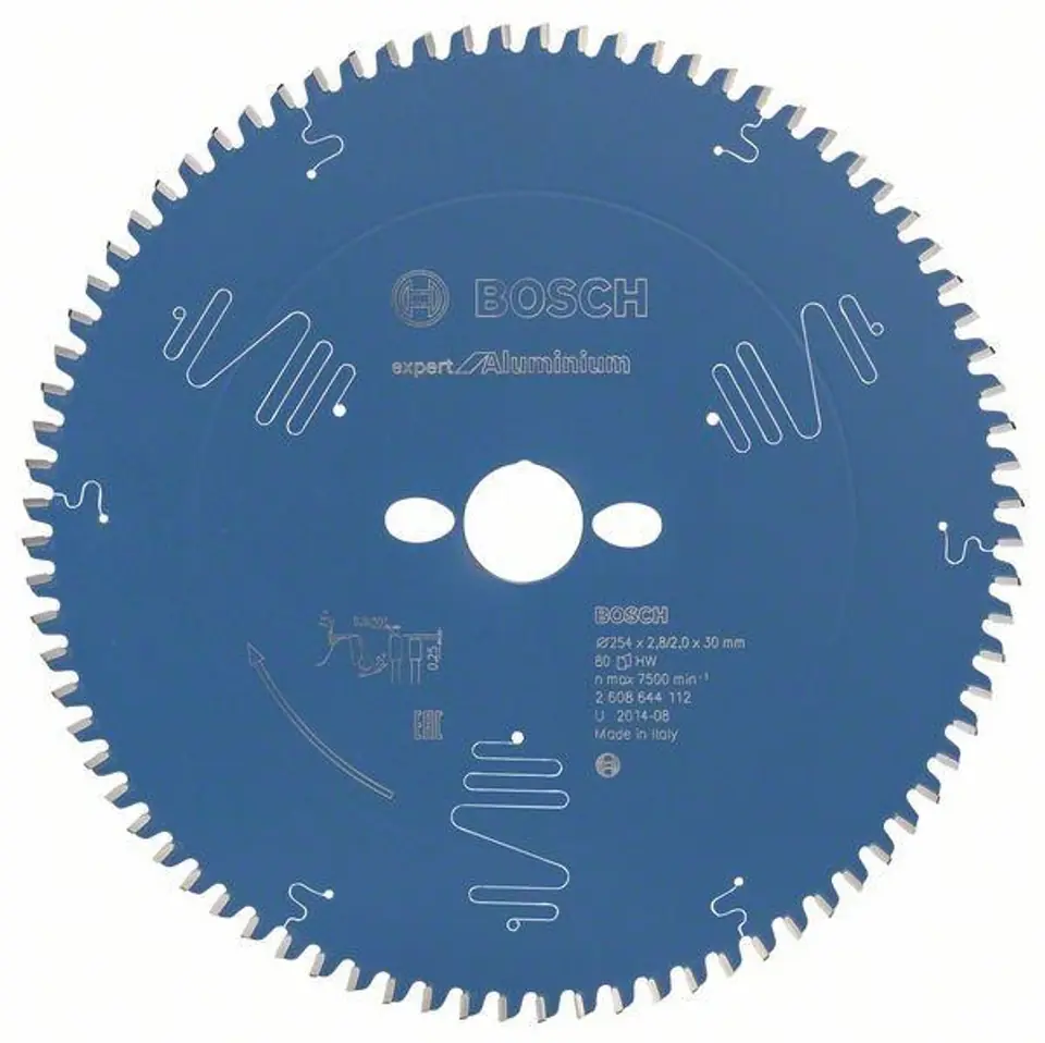 ⁨SAW BLADE EXPERT FOR ALUMINIUM 254*30*2.8 80 T⁩ at Wasserman.eu