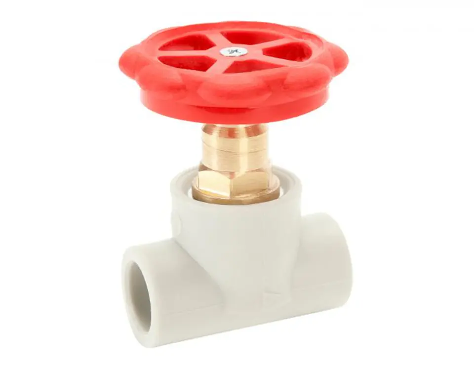 ⁨PP R PN25 STRAIGHT VALVE, MUSHROOM 20MM⁩ at Wasserman.eu