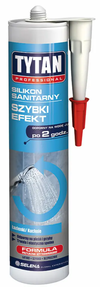 SILIKON SANITARNY TURBO EFEKT 280ML BEZBARWNY w sklepie Wasserman.eu