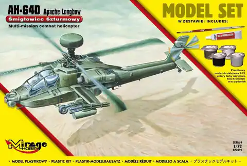 ⁨AH-64D APACHE Langbogen Amerikanischer Kampfhubschrauber⁩ im Wasserman.eu