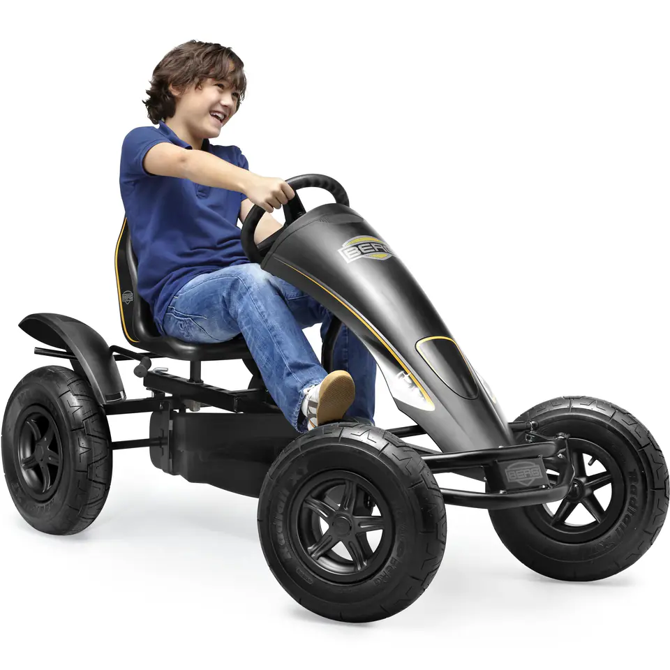 ⁨BERG Gokart na Pedały XL Black Edition BFR Pompowane Koła od 5/6 lat do 100 kg⁩ w sklepie Wasserman.eu