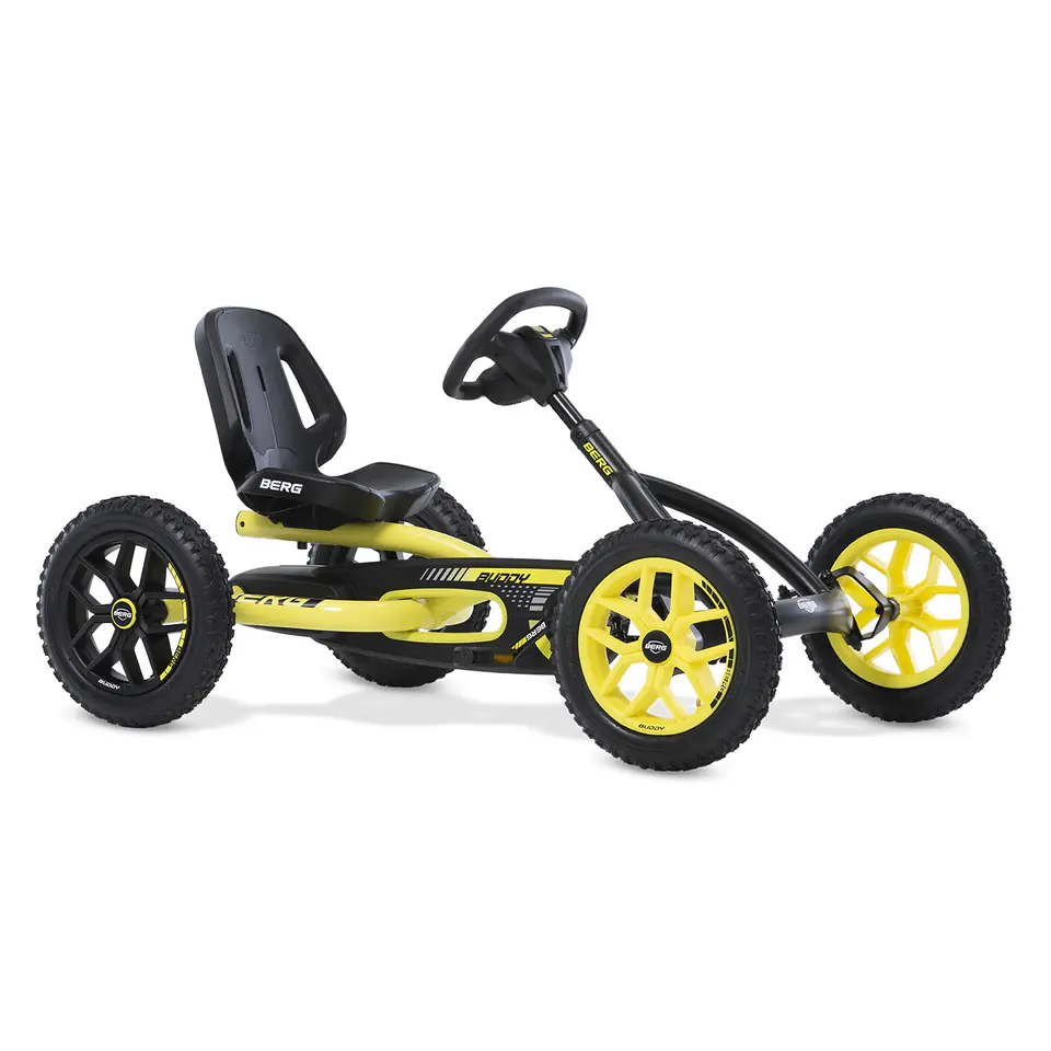 ⁨BERG Gokart na Pedały Buddy Cross Żółty od 3 do 8 lat do 50 kg NOWY MODEL⁩ w sklepie Wasserman.eu