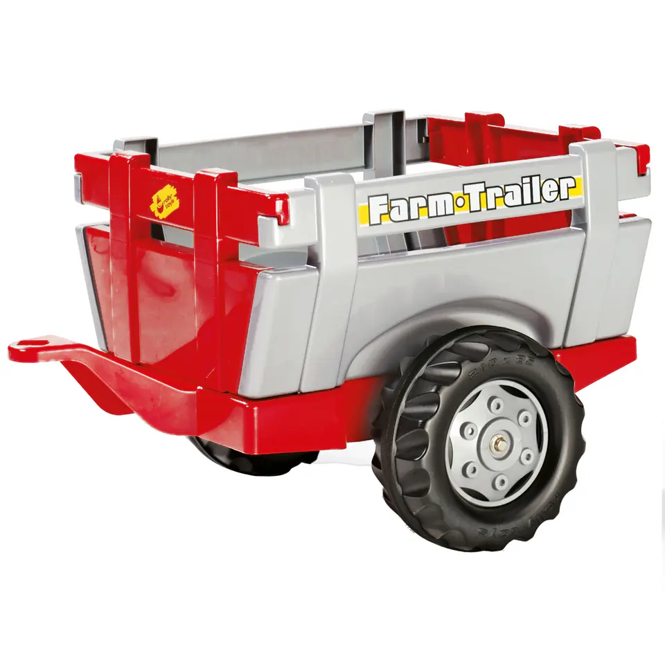 ⁨Rolly Toys rollyTrailer Przyczepa do traktora Otwierane Burty⁩ w sklepie Wasserman.eu