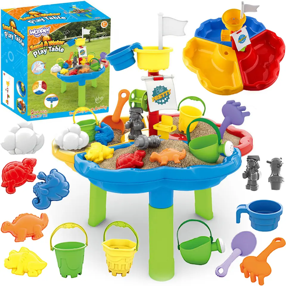 ⁨WOOPIE Stolik Wodny Piaskownica 3w1 Statek Piracki 13 el.⁩ w sklepie Wasserman.eu