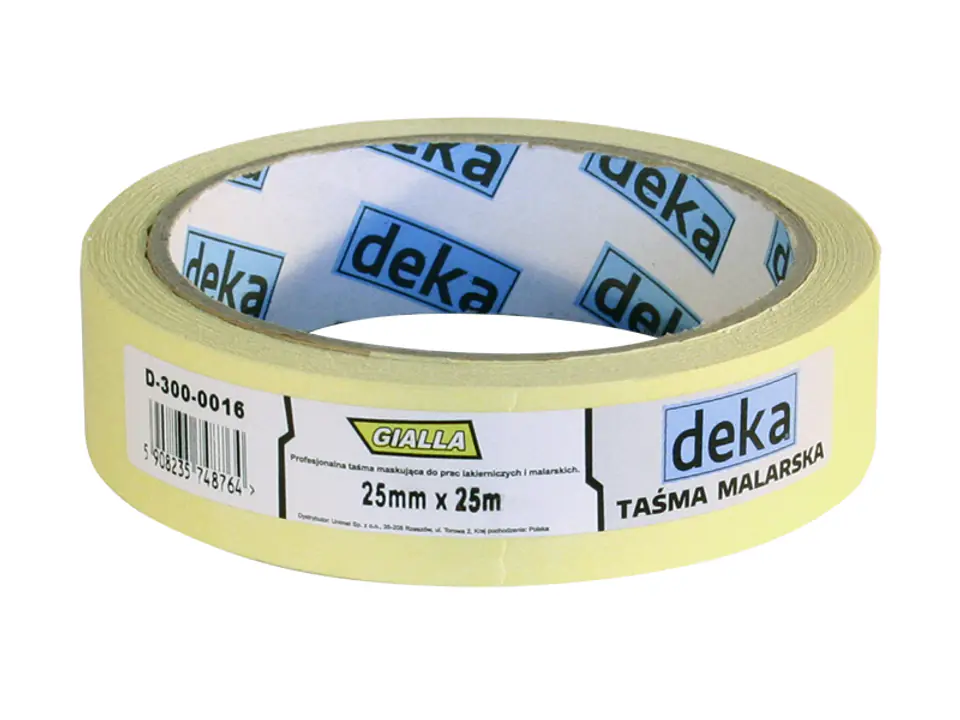 ⁨TAŚMA MALARSKA GIALLA 48MM*25M⁩ w sklepie Wasserman.eu
