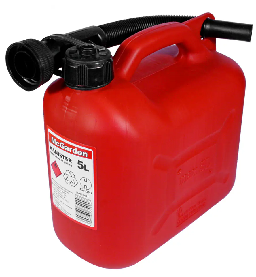 ⁨CANISTER PLASTIC FOR GASOLINE 5L⁩ at Wasserman.eu