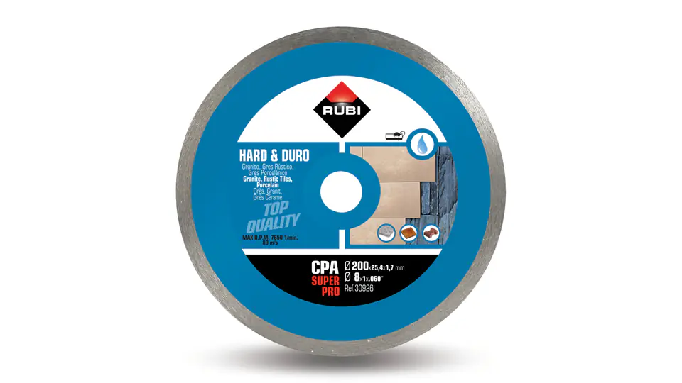 ⁨DIAMOND BLADE FOR HARD MATERIALS CPA 200 SUPERPRO⁩ at Wasserman.eu