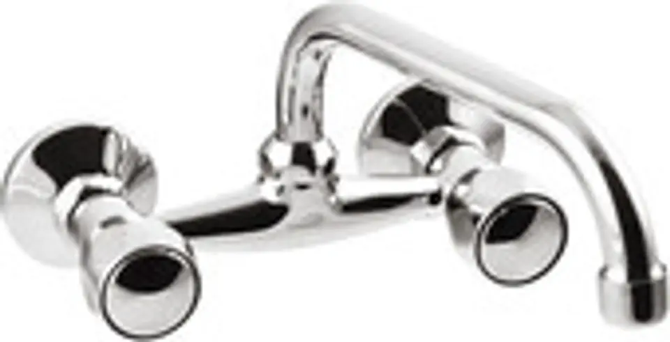 ⁨WASHBASIN-SINK WALL FAUCET WITH U-SPOUT⁩ at Wasserman.eu