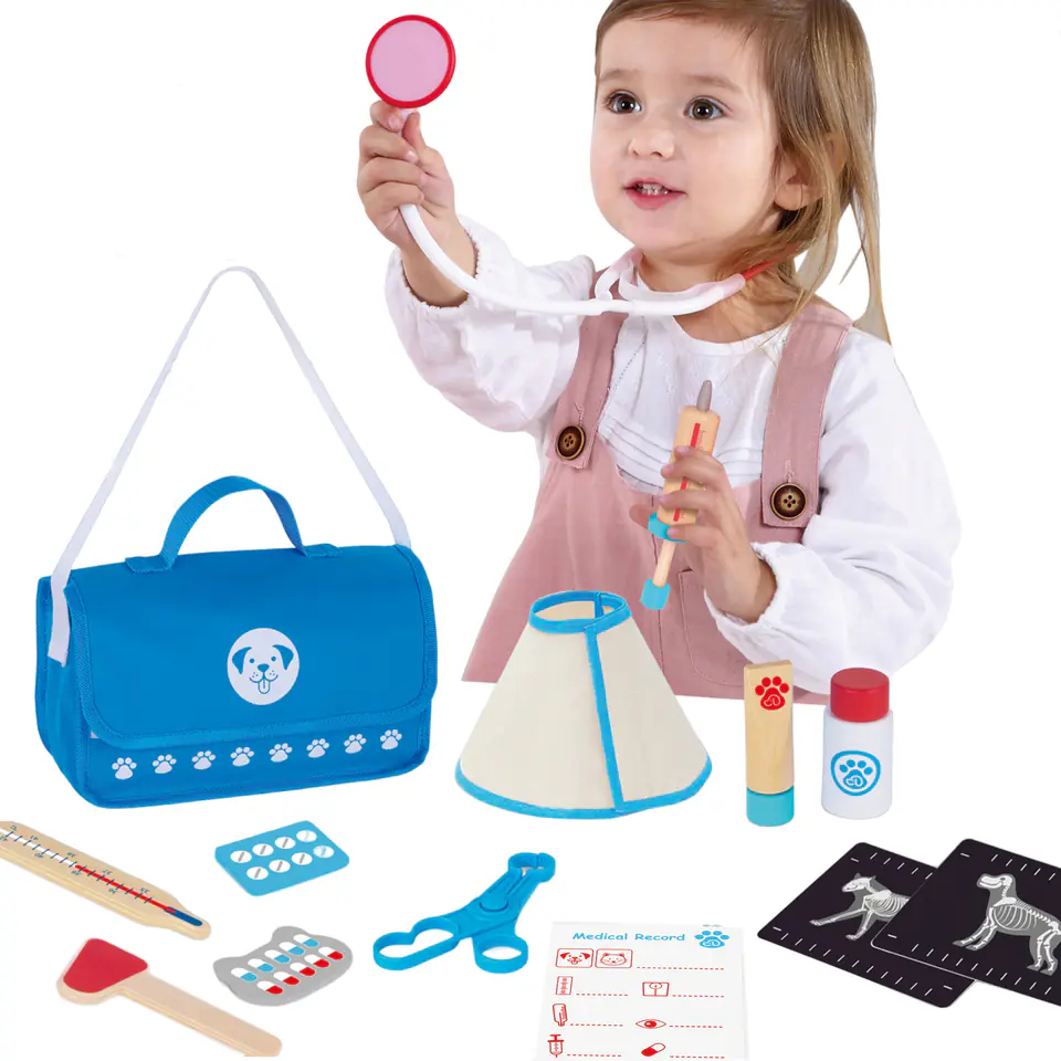 ⁨TOOKY TOY Zestaw Weterynarza Torba 17el.⁩ w sklepie Wasserman.eu