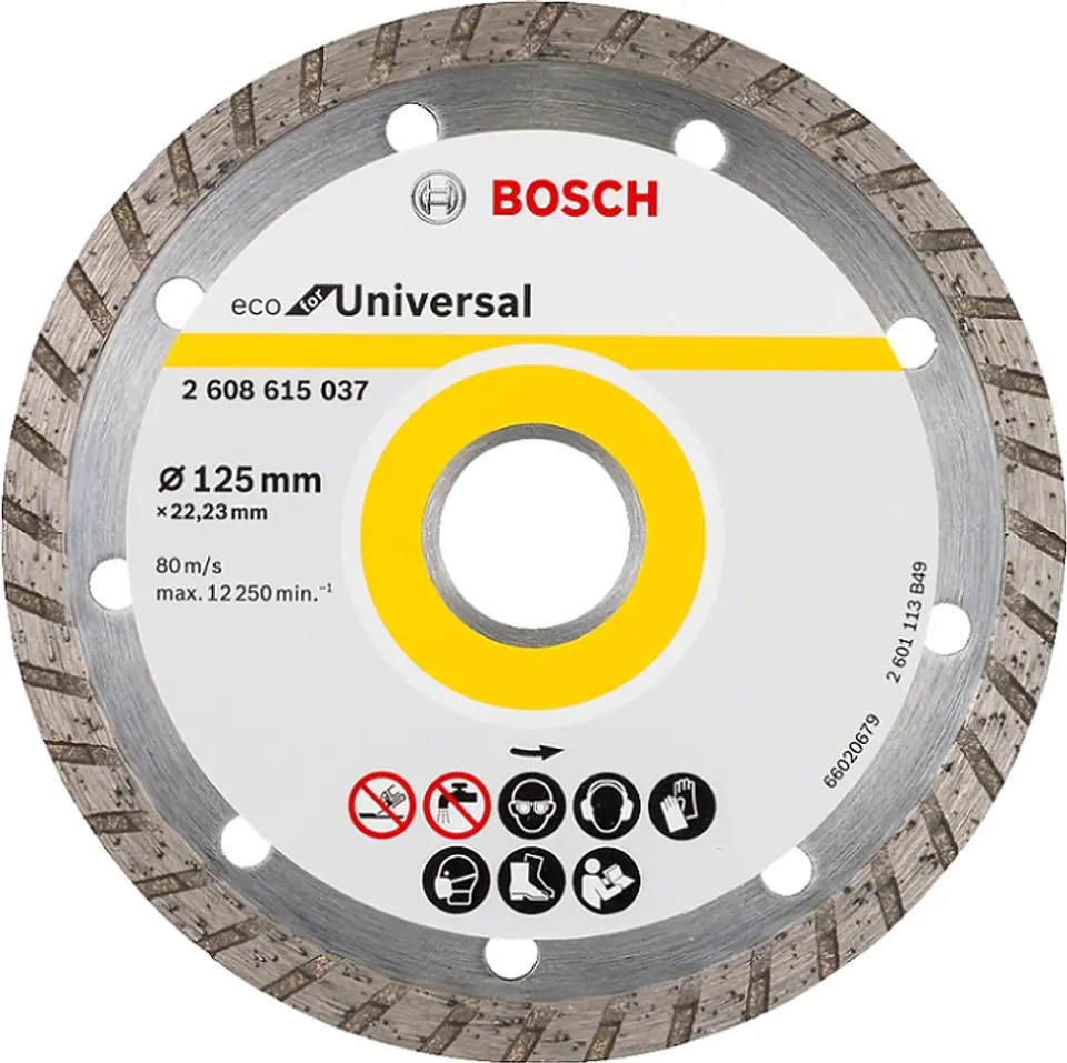 ⁨TARCZA DIAMENTOWA BUDOWLANA ECO TURBO 125MM⁩ w sklepie Wasserman.eu