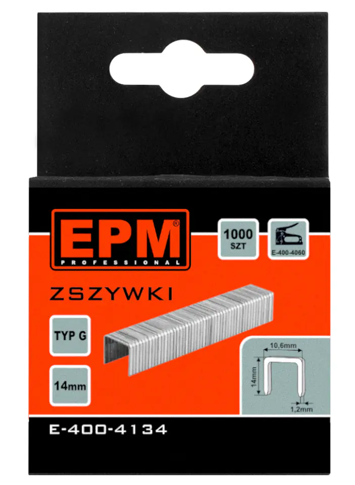 ⁨STAPLES TYPE G 1000PCS 10.6MM*1.2MM 14MM⁩ at Wasserman.eu