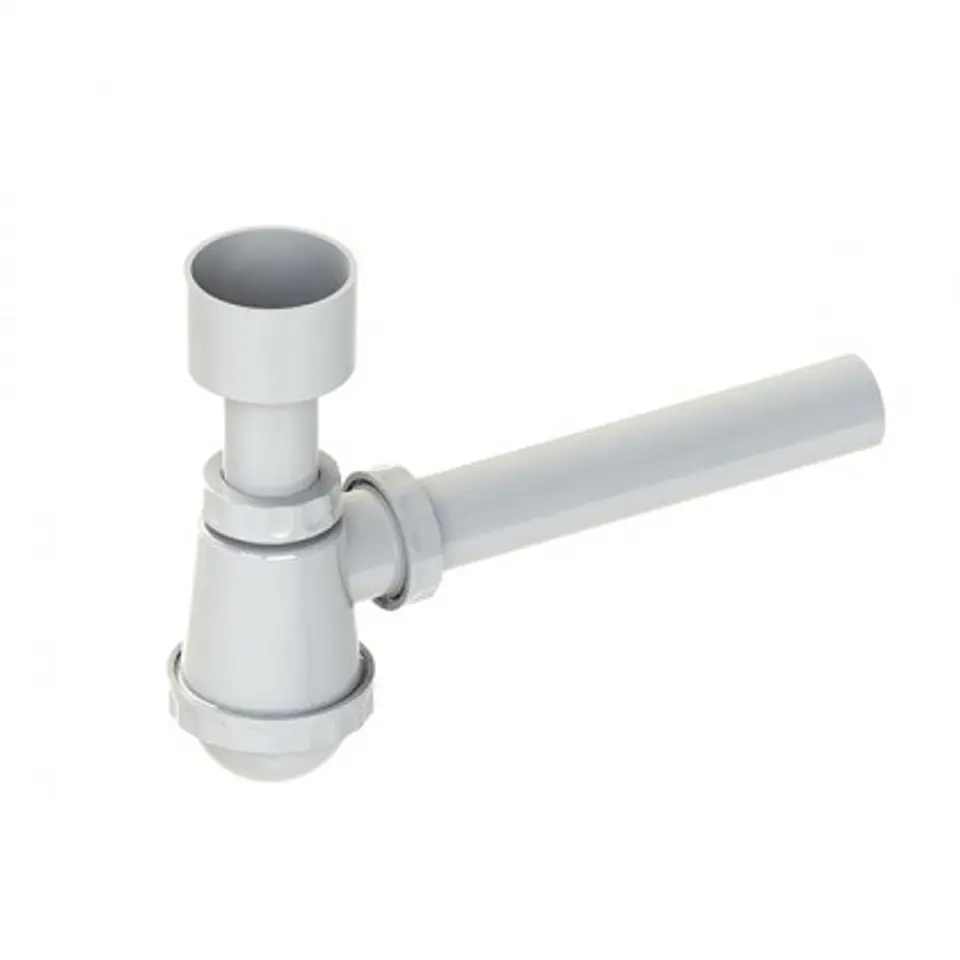 ⁨URINAL SIPHON FI 50 WITH GASKET⁩ at Wasserman.eu