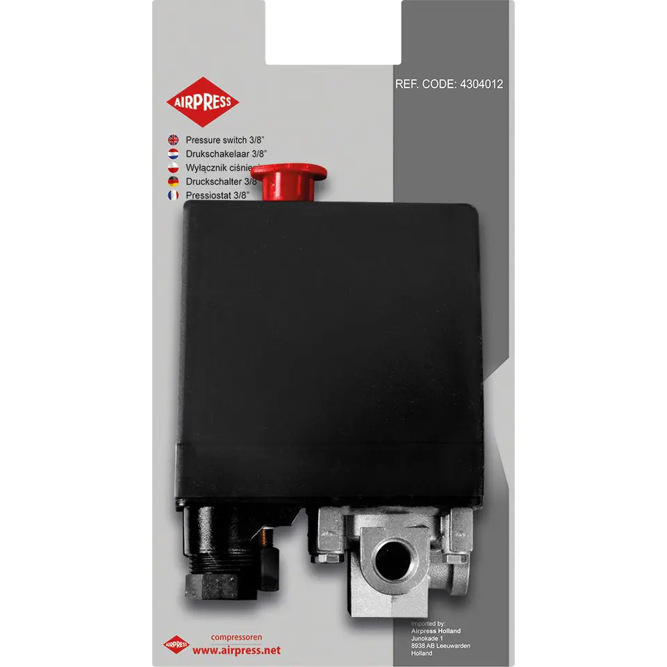 ⁨PRESSURE SWITCH 1/4'' 400V 6 BAR⁩ at Wasserman.eu