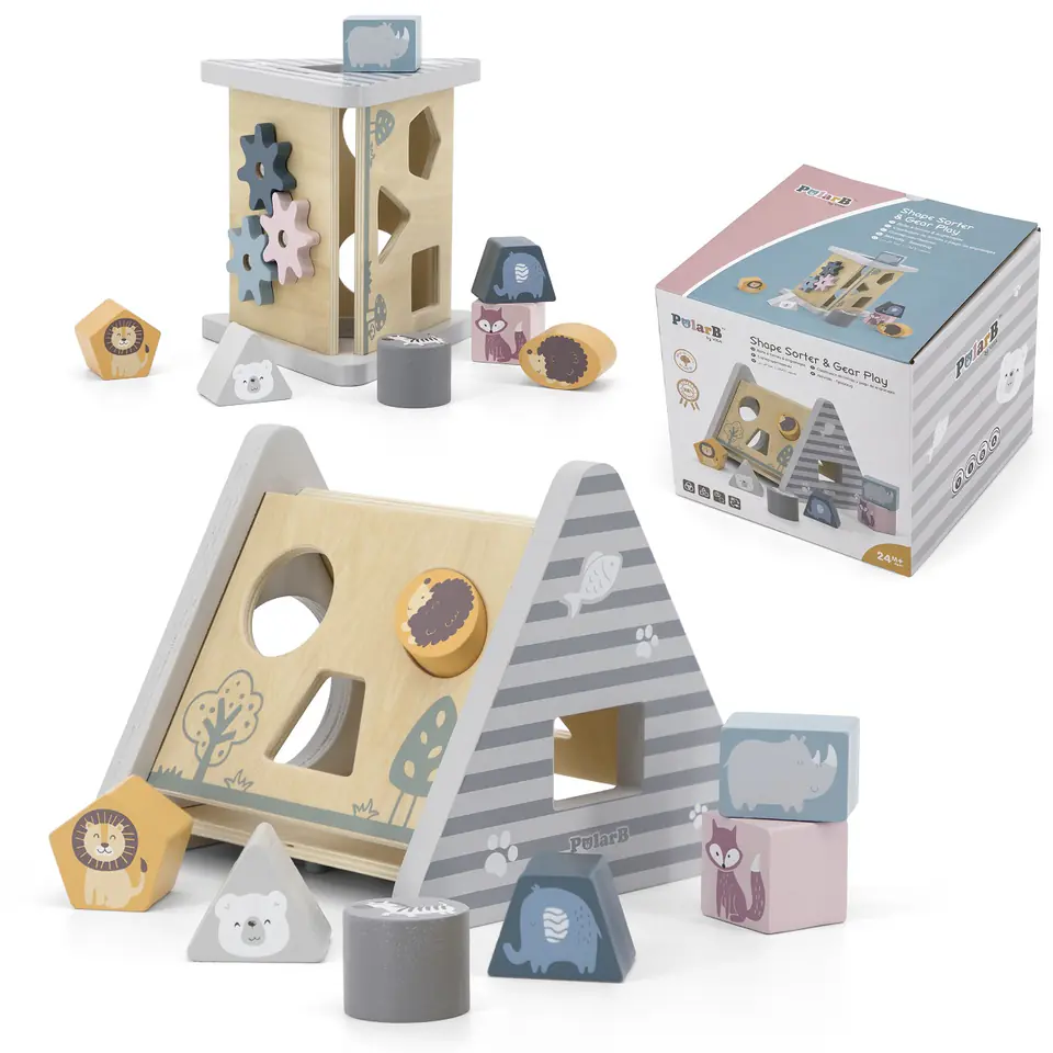 ⁨Viga 44007 PolarB 5w1 Edukacyjny Sorter⁩ w sklepie Wasserman.eu