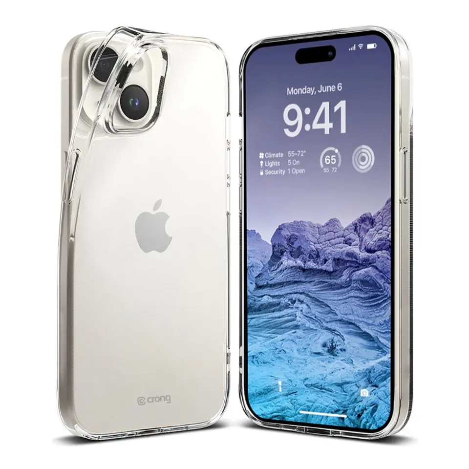 Case iPhone 15 Plus Crystal Slim Cover at Wasserman.eu