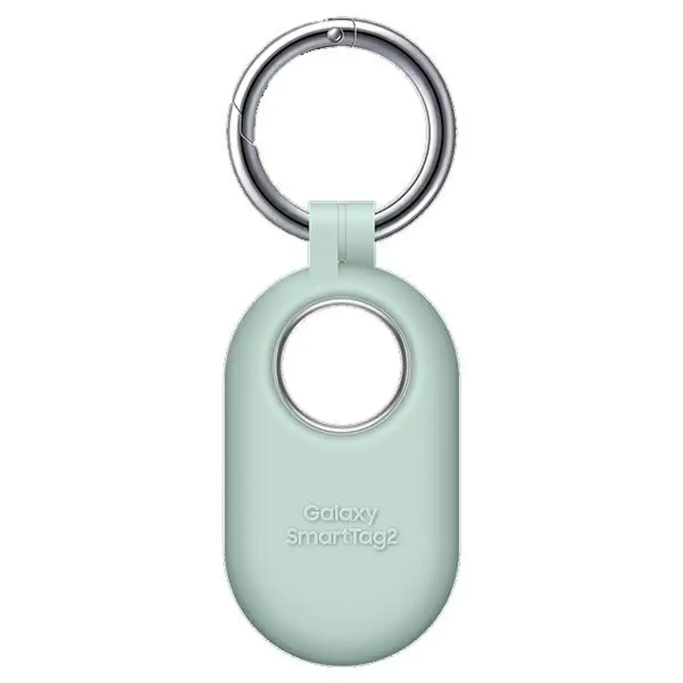 ⁨Etui Samsung Galaxy SmartTag2 EF-PT560CMEGWW miętowy/mint Silicone Case⁩ w sklepie Wasserman.eu