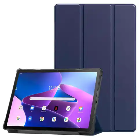 ⁨ETUI na tablet Lenovo Tab M10 FHD Plus 10.6 3 GEN 3RD 3gen 2023 TB-125FU / TB-128FU case book cover Granatowe⁩ w sklepie Wasserman.eu