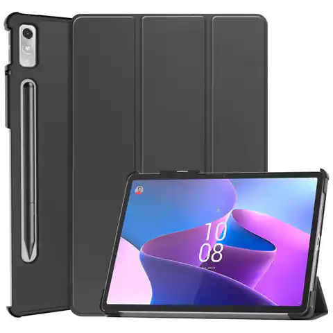 ⁨Etui na tablet Lenovo Tab P11 Pro 2 Gen 11.2 TB-132FU TB-132XU obudowa Case Alogy Book Cover Czarne⁩ w sklepie Wasserman.eu