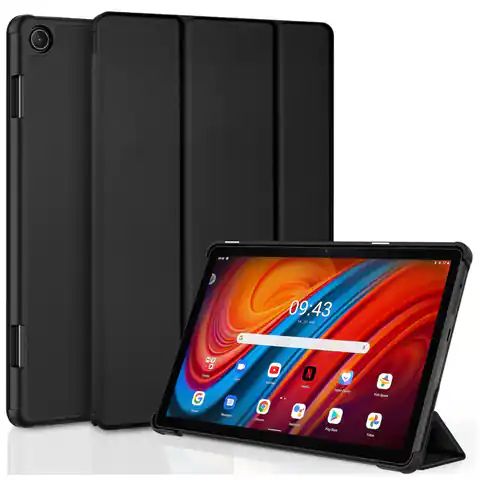 ⁨Etui na tablet Lenovo Tab M10 3gen 3 GEN 10.1 2022 TB328FU TB328XU obudowa Case Alogy Book Cover Czarne⁩ w sklepie Wasserman.eu