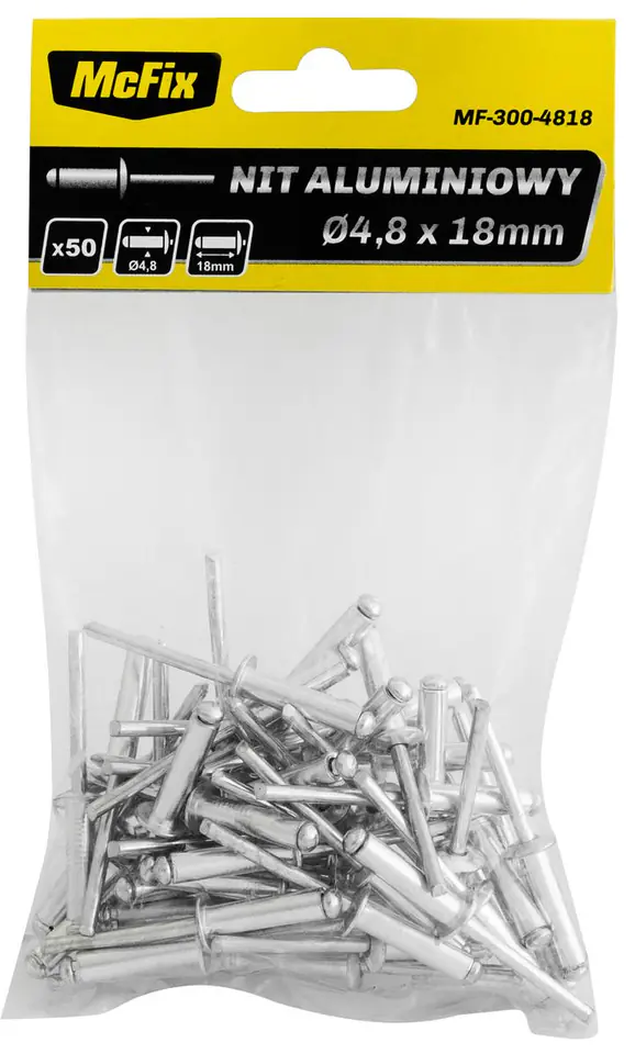 ⁨NITY ALUMINIOWE OP-50SZT 4.0*12.5MM⁩ w sklepie Wasserman.eu