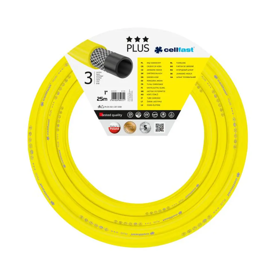 ⁨REINFORCED HOSE FOR SPRINKLER DEVICES PLUS 1'' 25MB⁩ at Wasserman.eu